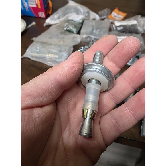 5 Pc 5/8”-11 Expansion Shield Concrete Anchor 1” Hole - Picture 11 of 16